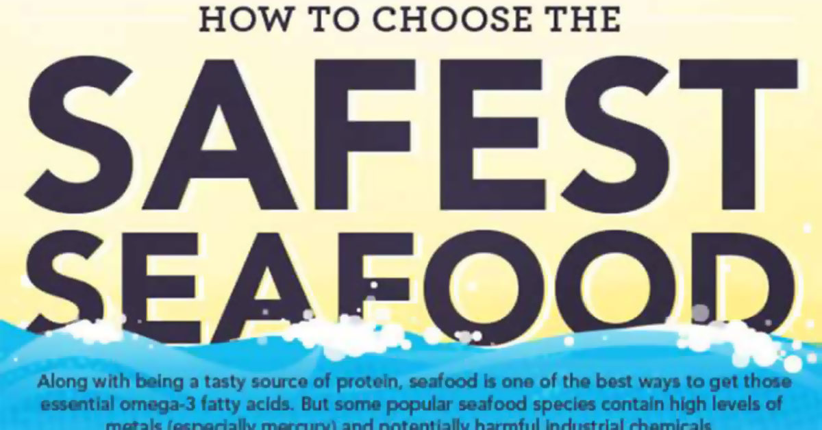 How To Choose The Safest Seafood Infographic F