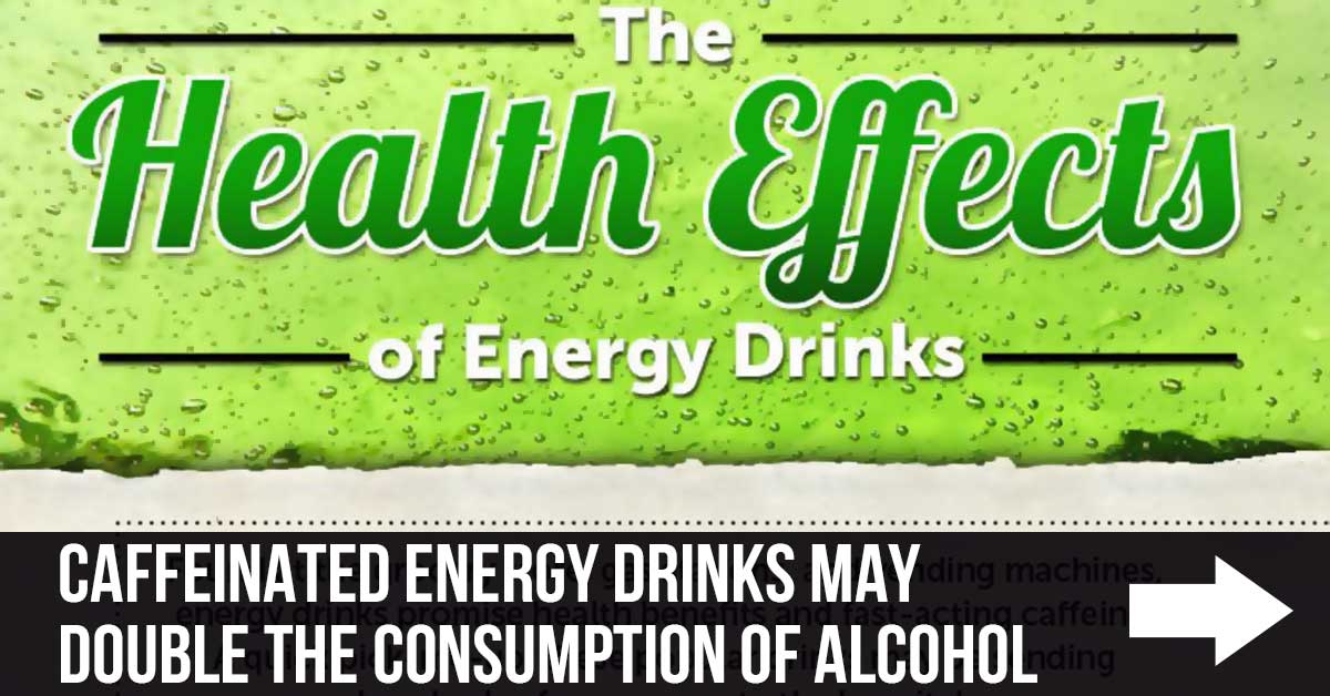 Caffeinated Energy Drinks May Double The Consumption Of Alcohol