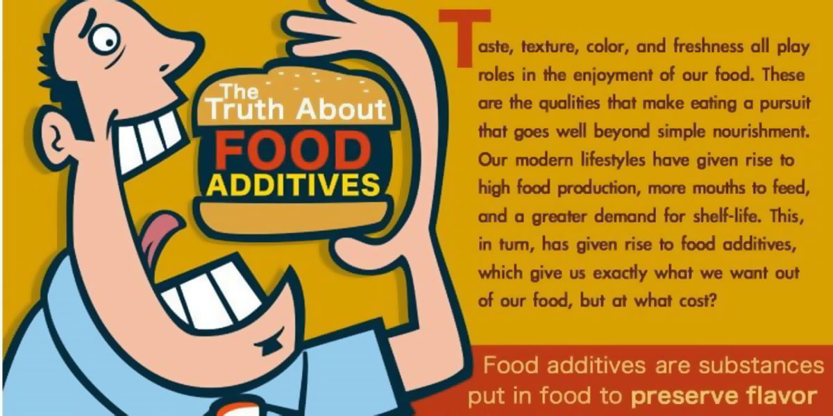 The Truth About Food Additives Infographic F