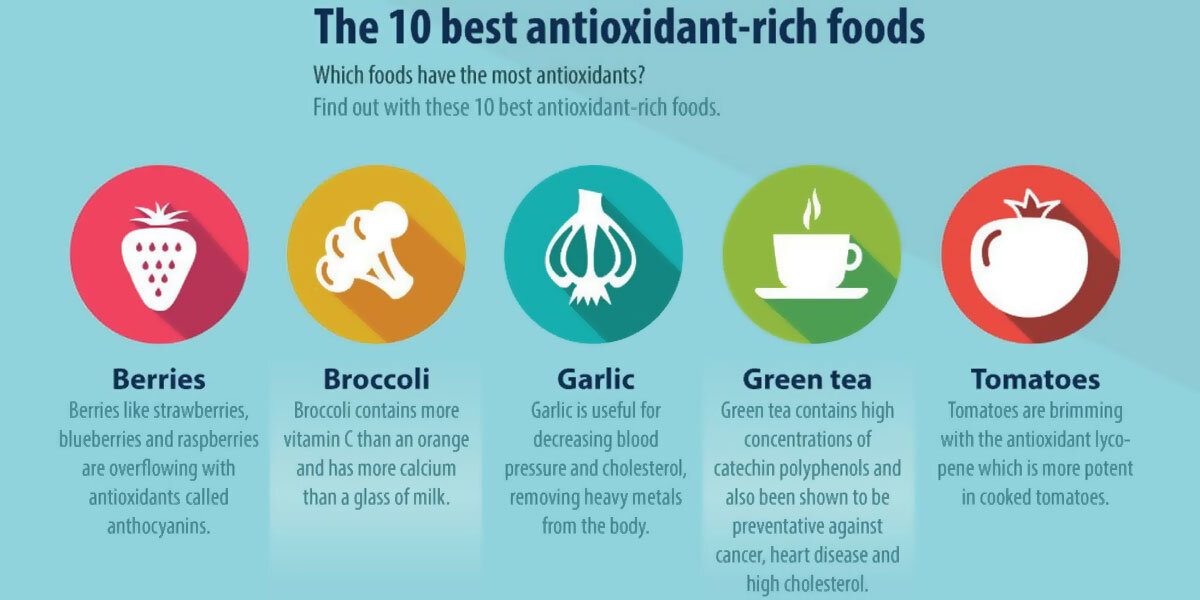 What Are Antioxidants Infographic F