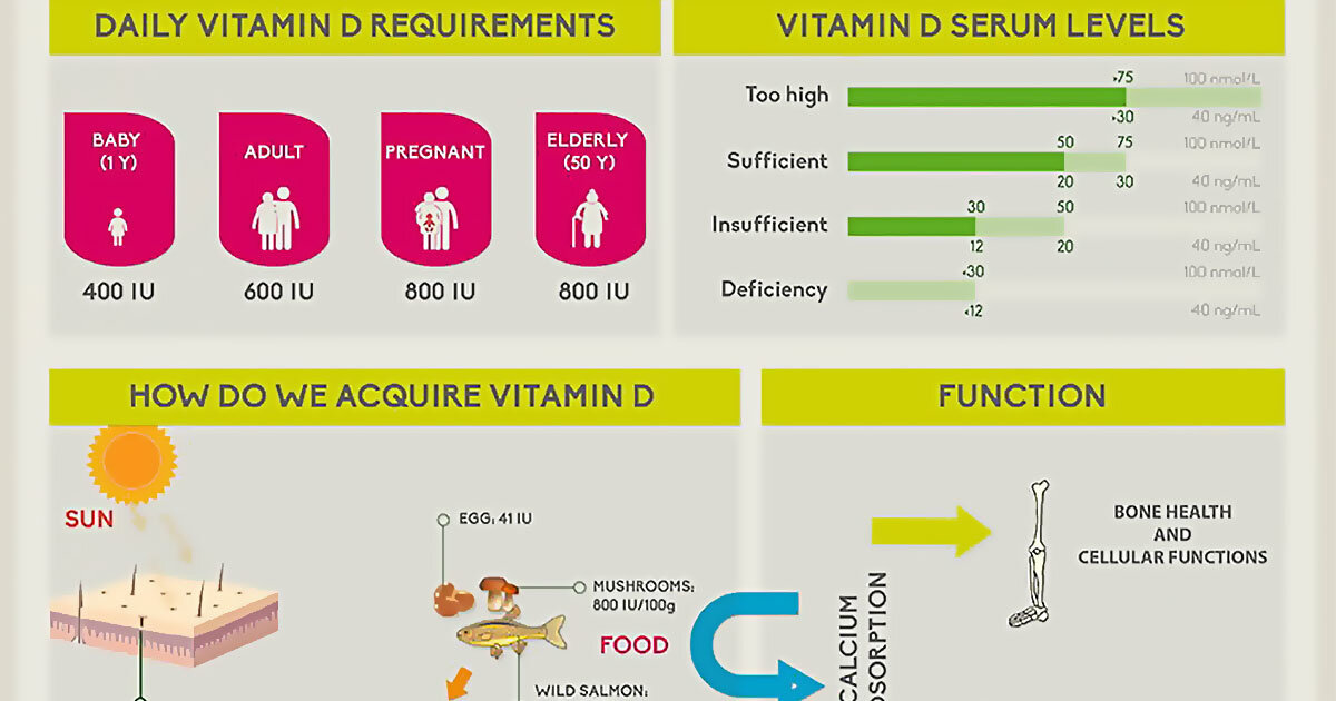What You Need To Know About Vitamin D Infographic F
